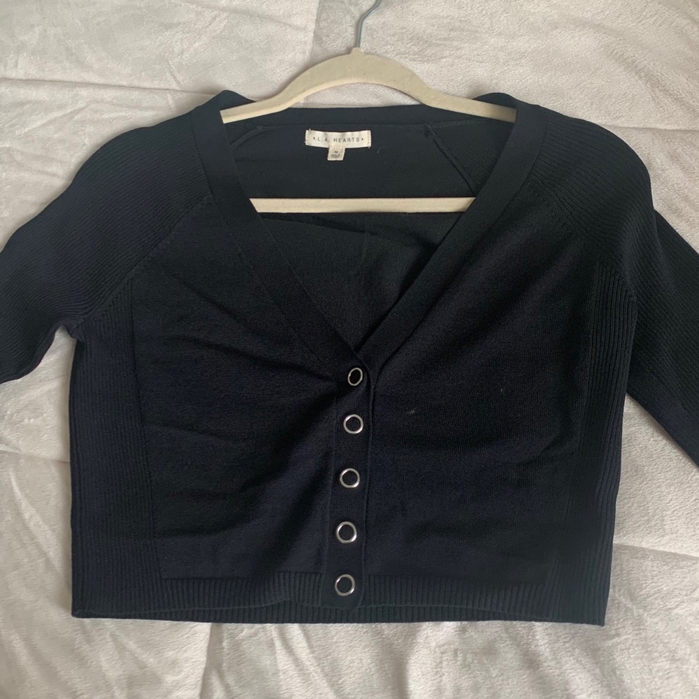 cropped cardigan